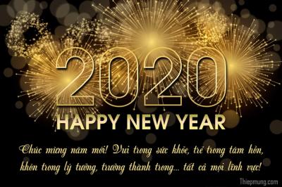Chia sẻ các thiệp chúc mừng  năm mới 2020!