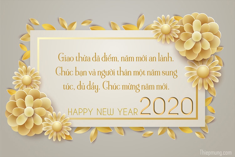 Hướng dẫn Tạo thiệp chúc mừng  năm mới 2020