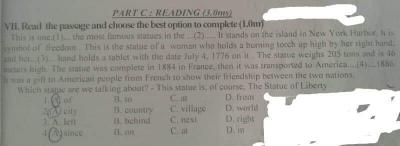Read the passage and choose the best option to complete